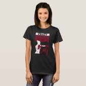 Crazy Shadow Boxing Lady Shadow Boxer Boxer Boxer T-Shirt (Vorne ganz)