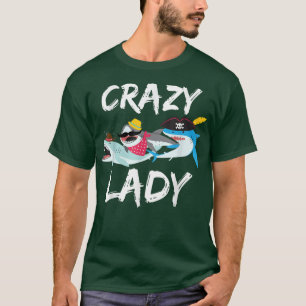 Crazy Shark Lady T - Shirt