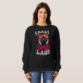 Crazy Siamese Lady Siamese Cat Sweatshirt (Vorne ganz)