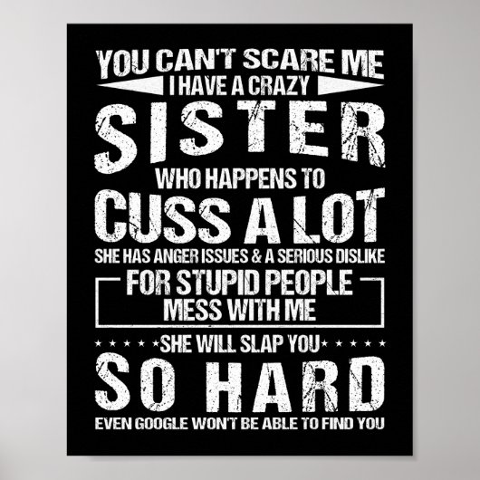 Crazy Sister, der eine Menge zu diskutieren Poster (Vorne)