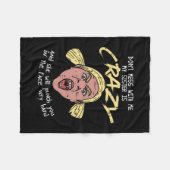 Crazy Sister Fleecedecke (Vorderseite (Horizontal))