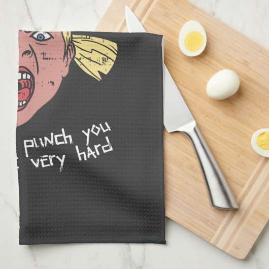 Crazy Sister Geschirrtuch (Viertel Falte)