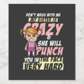 Crazy Sister Weinetikett (Einzelnes Label)