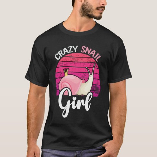 crazy snail  girl T-Shirt (Vorderseite)