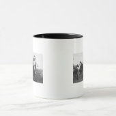 Crazy Snake versammelt seine Krieger Tasse (Zentrum)