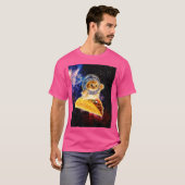 Crazy Space Taco Cat Funny T-Shirt (Vorne ganz)