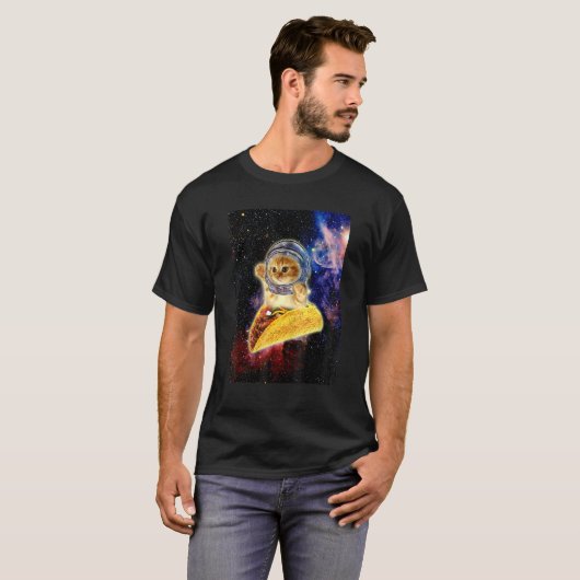 Crazy Space Taco Cat T-Shirt (Vorne ganz)