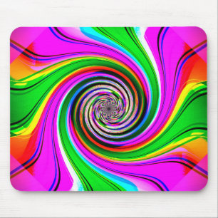 Crazy Spiral Mousepad
