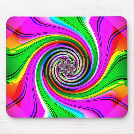 Crazy Spiral Mousepad (Vorne)