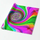 Crazy Spiral Wrapping Paper Geschenkpapier (Ungerollt)