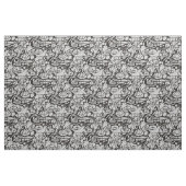 Crazy Spirals Lines schwarz II + Ihr Backgr. Idee Stoff (Fat Quarter (45,7 x 55,9 cm))