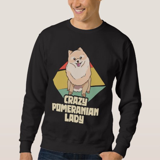 Crazy Spitz Lady Pygmy Spitz Pom Sweatshirt (Vorderseite)