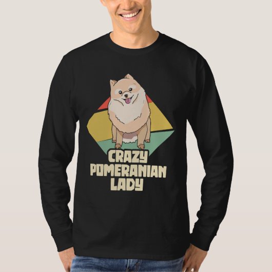 Crazy Spitz Lady Pygmy Spitz Pom T-Shirt (Vorderseite)