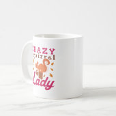 Crazy Squirrel Lady Kaffeetasse (Vorderseite Links)