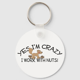 Crazy Squirrel Schlüsselanhänger