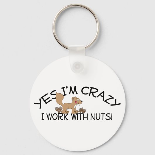 Crazy Squirrel Schlüsselanhänger (Vorderseite)