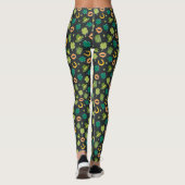 Crazy St Patrick's Day Pattern Leggings (Rückseite)
