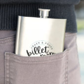 Crazy, Stolz, immer laute Hockey Billet Mama prakt Flachmann (Beispiel)