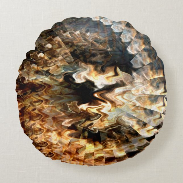 Crazy Storm...... Rundes Kissen (Vorderseite)