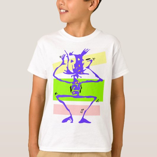 Crazy Strichmännchen T-Shirt (Vorderseite)
