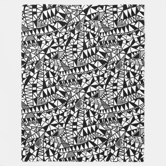 Crazy Structure Pattern 060423 Fleecedecke (Vorderseite)