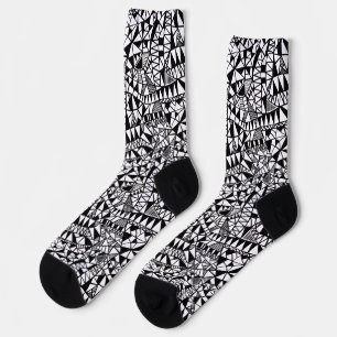 Crazy Structure Pattern 060423 Socken