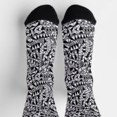 Crazy Structure Pattern 060423 Socken (Oben)
