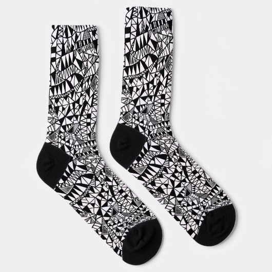 Crazy Structure Pattern 060423 Socken (Rechts)