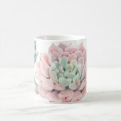 Crazy succulent Lady Tasse rosa Sukkulationen und (Mittel)