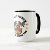 Crazy Summer Skeleton Tasse (VorderseiteRechts)