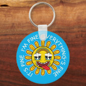 Crazy Sunflower: Es ist gut, ich bin gut, alles is Schlüsselanhänger (Vorderseite)