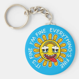 Crazy Sunflower: Es ist gut, ich bin gut, alles is Schlüsselanhänger