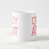 Crazy Tante Jumbo-Tasse (Vorderseite)