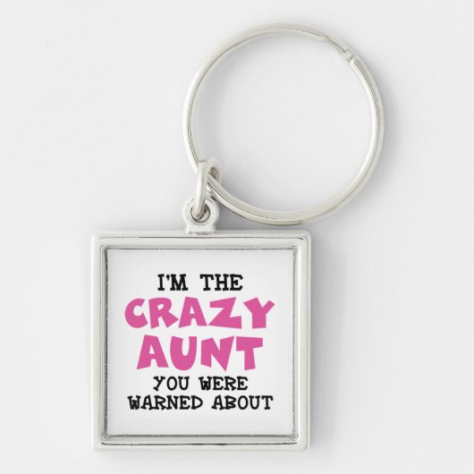 Crazy Tante Schlüsselanhänger (Vorne)