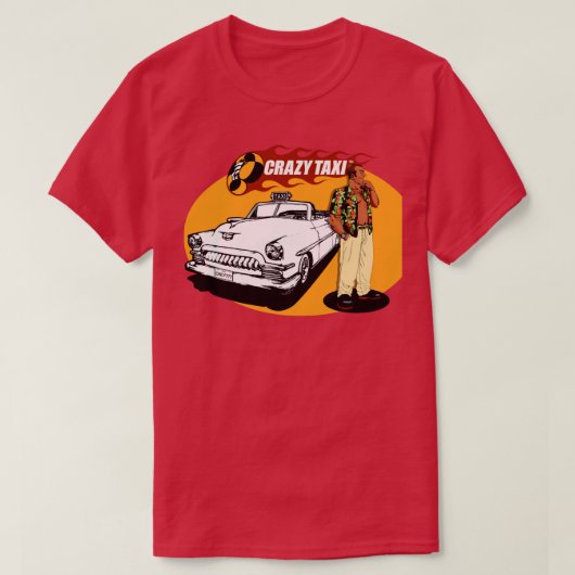Crazy Taxi Gus T-Shirt (Design vorne)