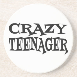 Crazy Teenager Sandstein Untersetzer