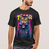 Crazy Tiger T - Shirt Design (Vorderseite)