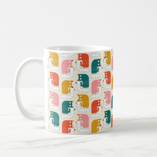 Crazy Toilettenpapier Katzen Kaffeetasse (Links)