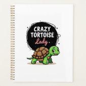 Crazy Tortoise Lady Tortoises Mom Women Turtle (2) Planer (Vorderseite)