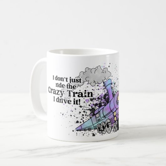 Crazy Train Classic Tasse (Vorderseite Links)