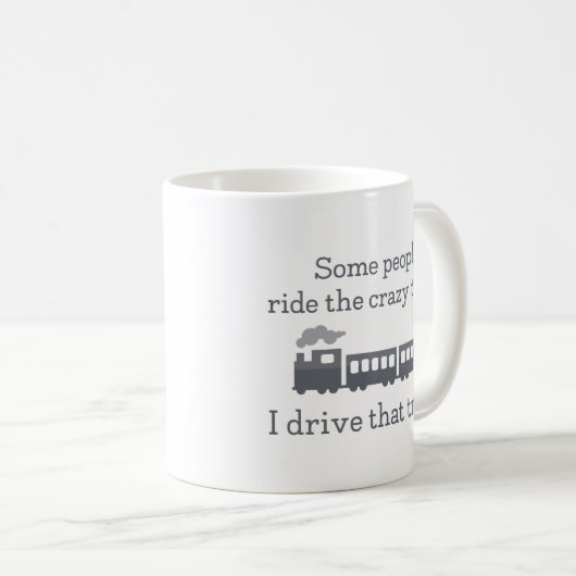 Crazy Train Kaffeetasse (VorderseiteRechts)