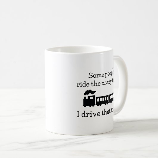 Crazy Train Kaffeetasse (VorderseiteRechts)