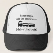 Crazy Train Truckerkappe (Vorderseite)