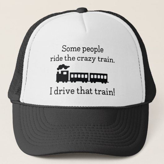 Crazy Train Truckerkappe (Vorderseite)