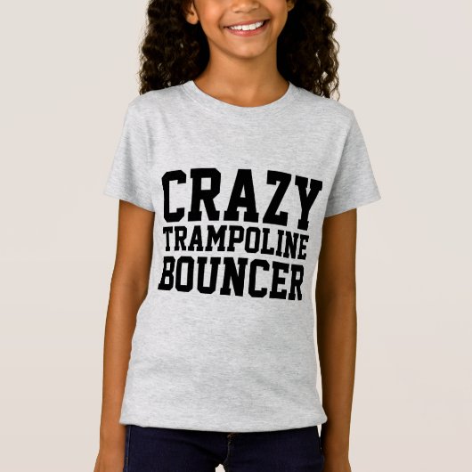 CRAZY TRAMPOLINE BOUNCER Kids T - Shirt (Vorderseite)