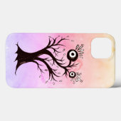 Crazy Tree Creature Ink Art Pink Fantasy Case-Mate iPhone Hülle (Rückseite (Horizontal))
