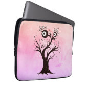 Crazy Tree Creature Ink Art Pink Fantasy Laptopschutzhülle (Vorne Rechts)