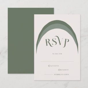 Crazy UAWG Response Card RSVP Karte