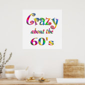 Crazy über den 60er poster (Küche)