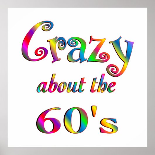 Crazy über den 60er poster (Vorne)